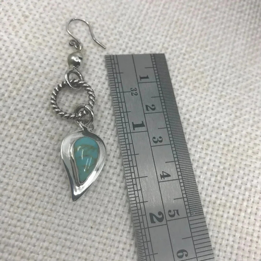 Elegant South West 925 Sterling Silver Earrings by RAFUL CANO MEXICO - Picture 10 of 15